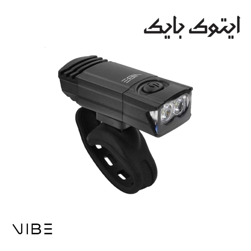 چراغ جلو دوچرخه وایب مدل LIGHVB0280 ضد باران و شارژی 120 لومن