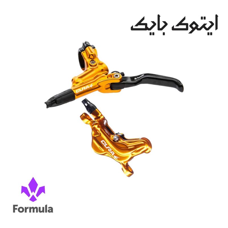 کیت ترمز FORMULA مدل CURA4 رنگ طلایی