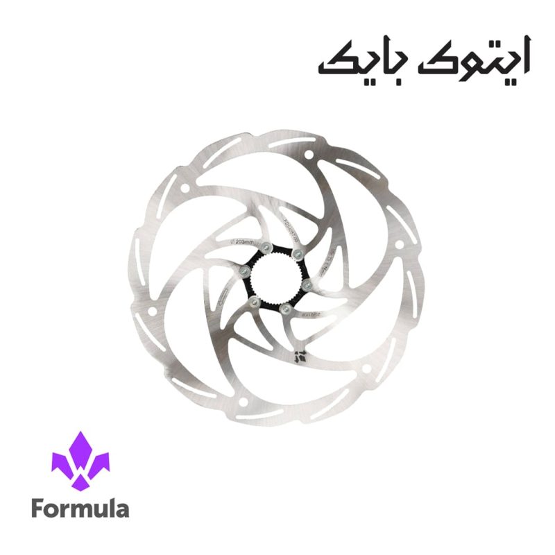 روتور ترمز دیسکی FORMULA مدل سنترلاک سایز 203mm