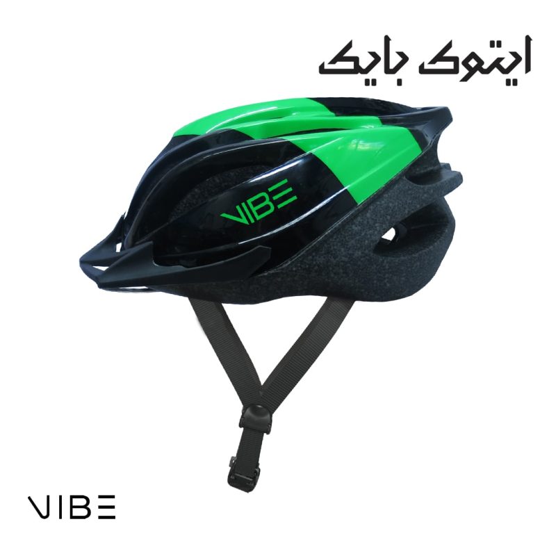 کلاه ایمنی دوچرخه سواری VIBE مدل ALPINE1 رنگ سبز