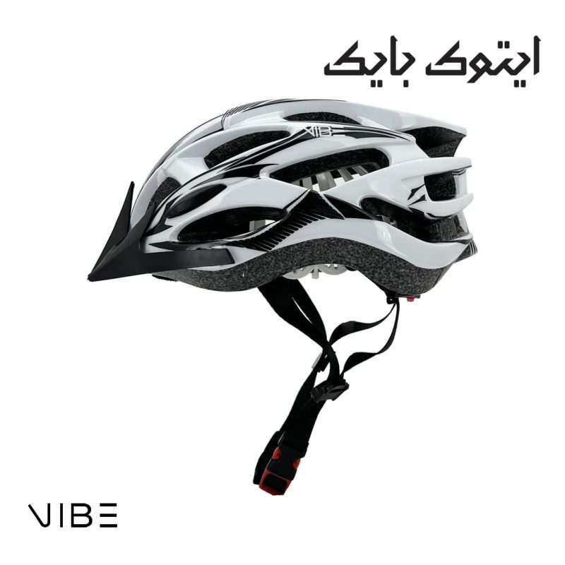 کلاه ایمنی دوچرخه سواری VIBE مدل EPIC2 رنگ سفید