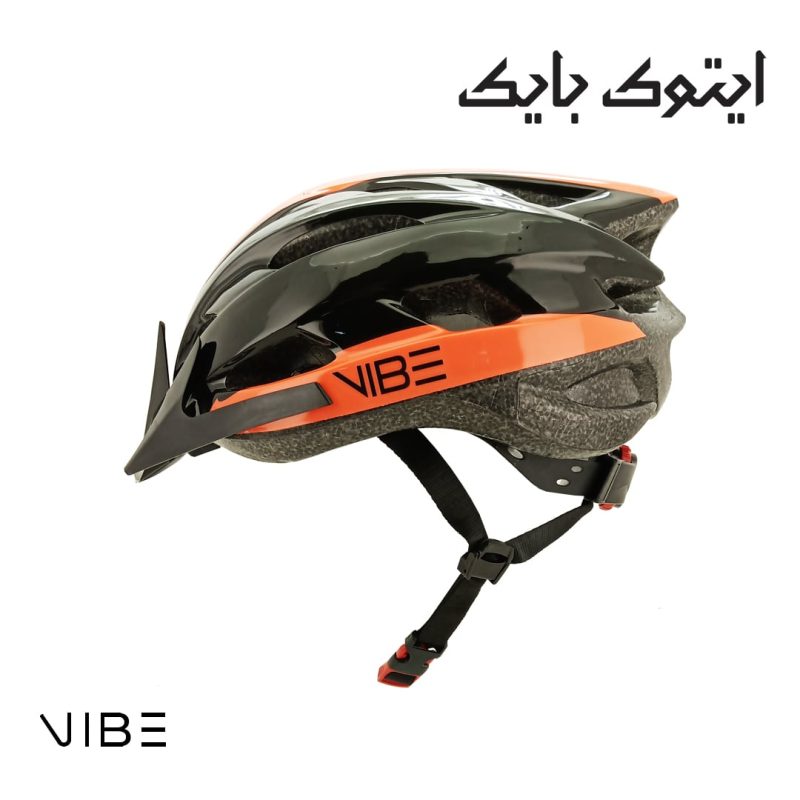 کلاه ایمنی دوچرخه سواری VIBE مدل HELIOM3 رنگ نارنجی