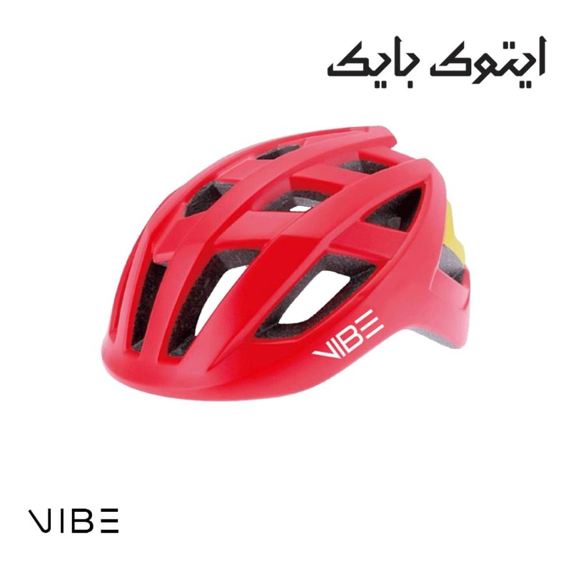 کلاه ایمنی دوچرخه سواری VIBE مدل REDO1 رنگ قرمز