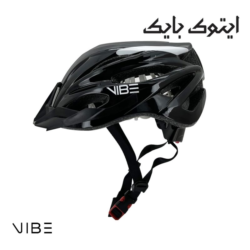 کلاه ایمنی دوچرخه سواری VIBE مدل SPIKE1 رنگ مشکی